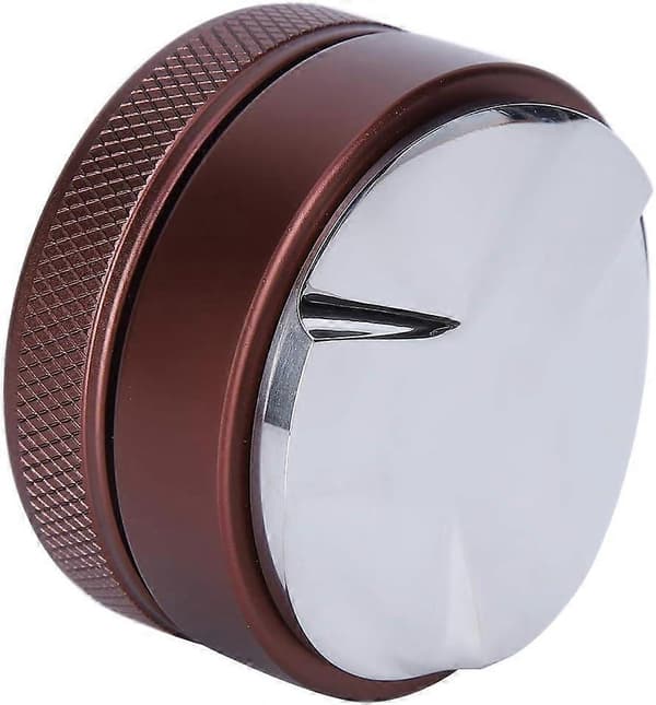 58 mm kaffetamper og fordelerverktøy, justerbart trykk, sklisikkert håndtak, rustfritt stål for espresso