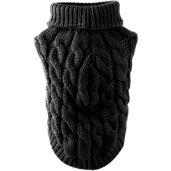 Hundtröja Väst Varm Rockel Husdjur Mjuk Stickning Ull Vintertröja Stickad Virkad Rockel Kläder För Små Medelstora Stora Hundar