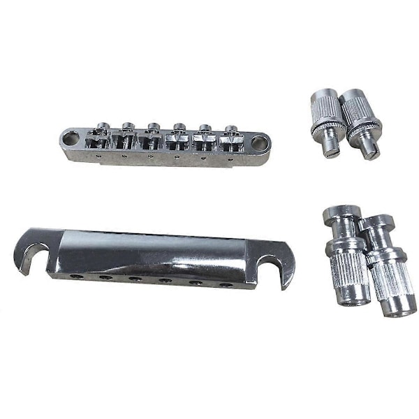 Elgitarrstall, standard 6-strängad LP-storlek Gitarrstall Full Set Stall Tail Stud Zink Allo