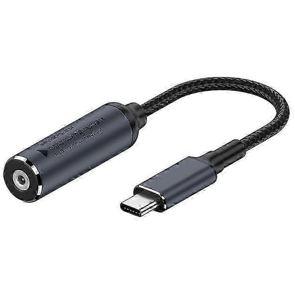 3x1,1 mm til Type-C hann 100W strømadapterkabel for kompatible bærbare datamaskiner ladekonverter