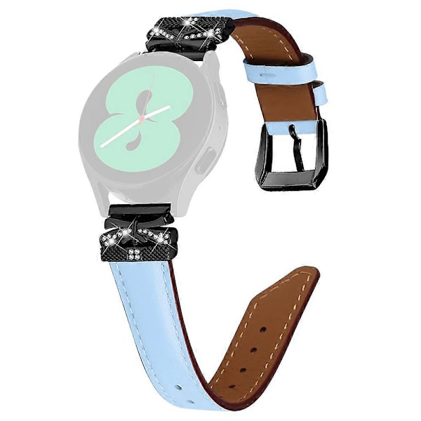 Typ E För Huami Amazfit Cheetah Pro Svart Spänne 20mm Armbandsur Fjäril Rhinestone Armband Style D