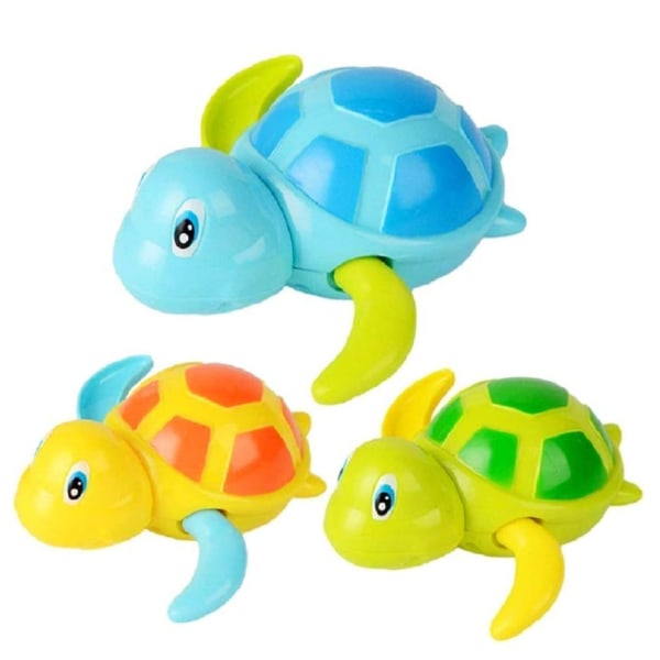 blå+grön+gul badsköldpaddsleksakToy