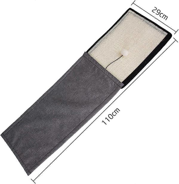 Katteklorestativ, Katteklormatte, Naturlig Sisal Katteklorestativ, Katteklorestativ, Anti-skli Katteklopleketøy for katt (110 * 29cm)