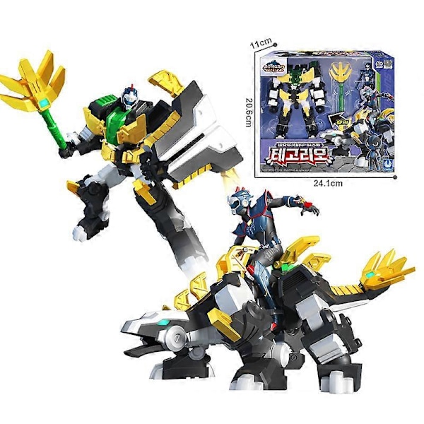 Mini Force 2 Super Dino Power Transformationsrobot Actionfigurer MiniForce X Simulationsdyr Deformation Dinosaur Legetøj No Box 8626