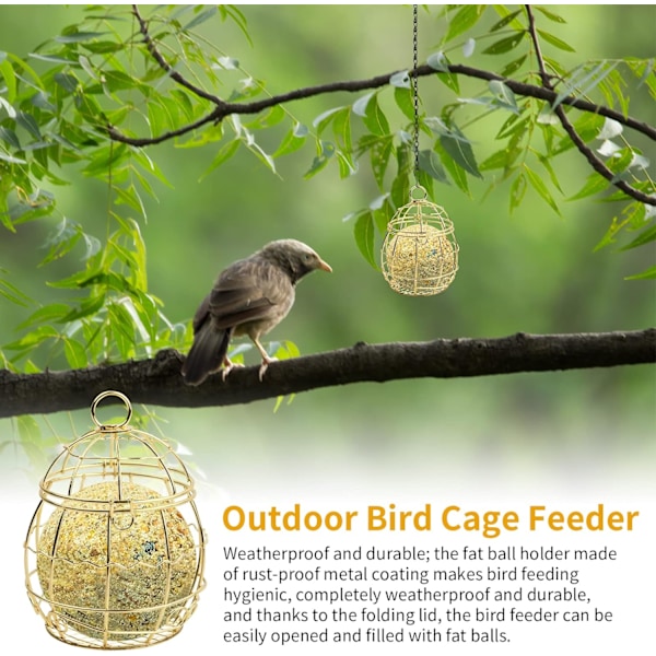Palat Wild Bird Feeders, Ulkoilma Bird Feeder, Ball Hanging Bird Feeder, Metal Hanging Bird Feeders, Bird Feeder
