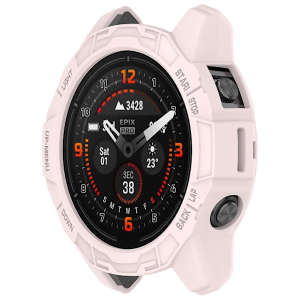 Skyddande ram av TPU för Garmin Quatix 7 Pro, antikollision, ihålig Style D