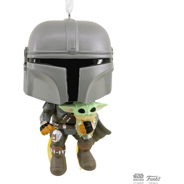 Star Wars The Mandalorian med The Child Funko POP! Julepynt, Resin