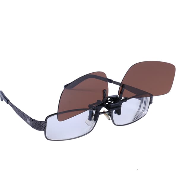 Clip-on solbriller - Brune