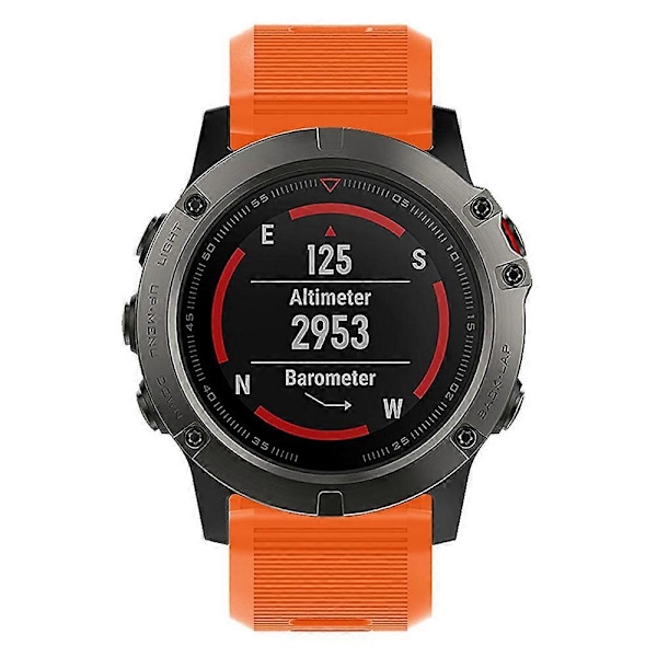 Type D KALEBO LKLB-HWGJ-001 til Garmin Fenix 6X/Fenix 7X/Instinct 2X Smart Watch Band QuickFit Style C
