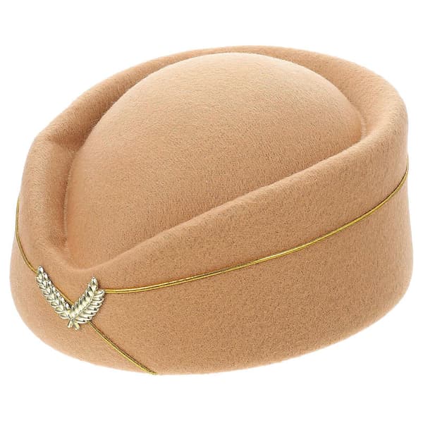 Band Kostymehatt Flyvertinnehatt for dekor 2 stk Khaki