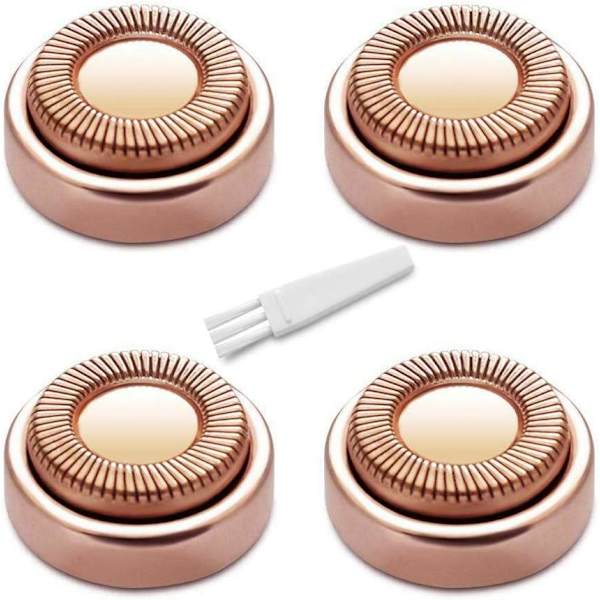 4 kpl Facial Hair Remover -vaihtopäät Finishing Touch Flawless Facial Hair Removal -työkaluun naisille