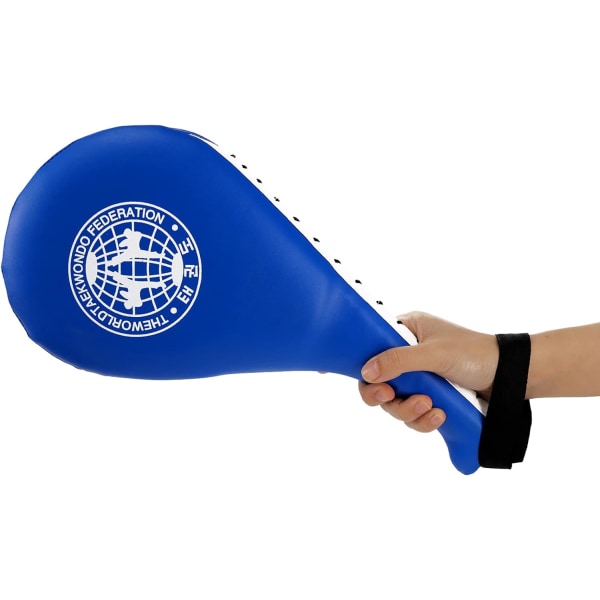 2-pack Taekwondo sparkkuddar, hållbara slagkuddar Tkd Karate kampsport slagmål kickboxningsträning, blå