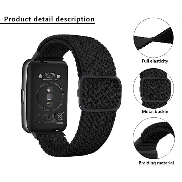 Type N KALEBOL KLB-BZNL-001 Rem justerbar til Huawei Band 8/Band 8 NFC/Band 9/Band 9 NFC Style M
