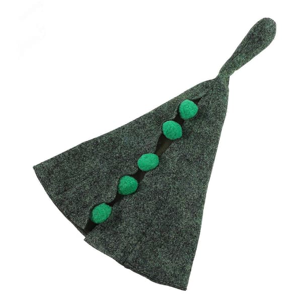 Peasecod Shape Wizard Hat for Cosplay Halloween 2Pcs Party Costume Prop