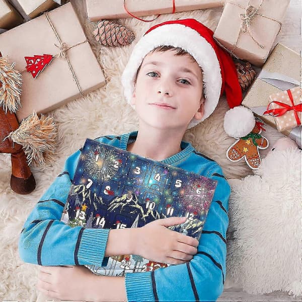 2026 Puslespill Adventskalender Puslespill for barn voksne Julekalender gutter jenter