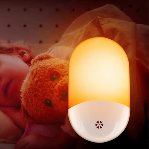 Natlampe Automatisk Følsom LED-lampe Infrarød Bevægelsessensor Sengelampe til Soveværelse-ZZY