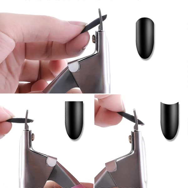 Acrylic Nail Clipper Artificial False Nails Cutter Adjustable Nail Tip Trimmer