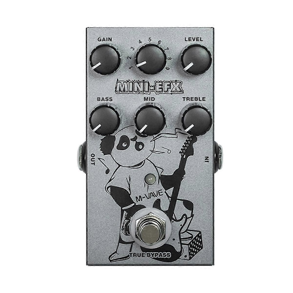 MINI- Elgitar Overload Distortion Multifunksjonell Effektor