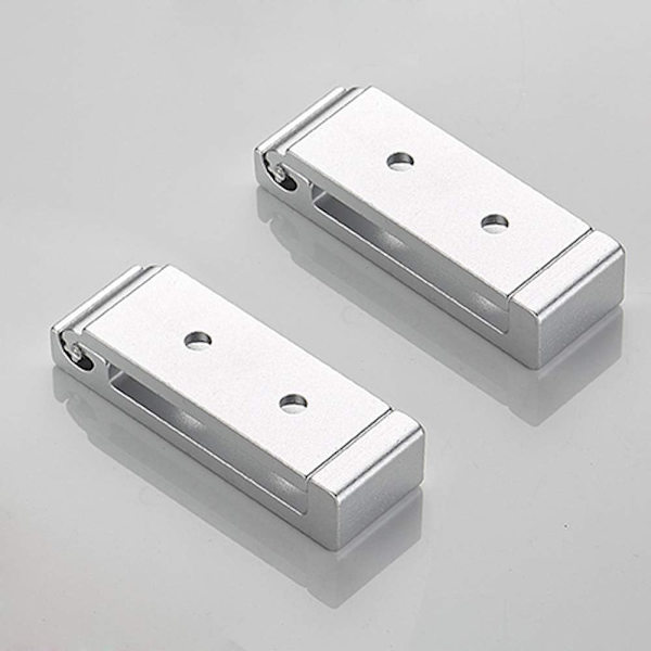 Fällbara klädkrokar, 5 st väggkrokar för att hänga kappa handdukskrok hårdvara tunga aluminiumlegering hörlurar hållare krokar (silvrig)