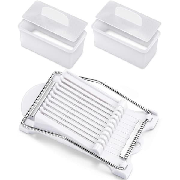 2 st Musubi Maker Kit med Skärare, Form för Spam Musubi för Snabb Risformning och Köttskivning