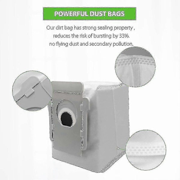 10 stk støvsugerposer for Irobot Roomba J7 J7+,i7, I7+, I3+,i6+,s9(9150)