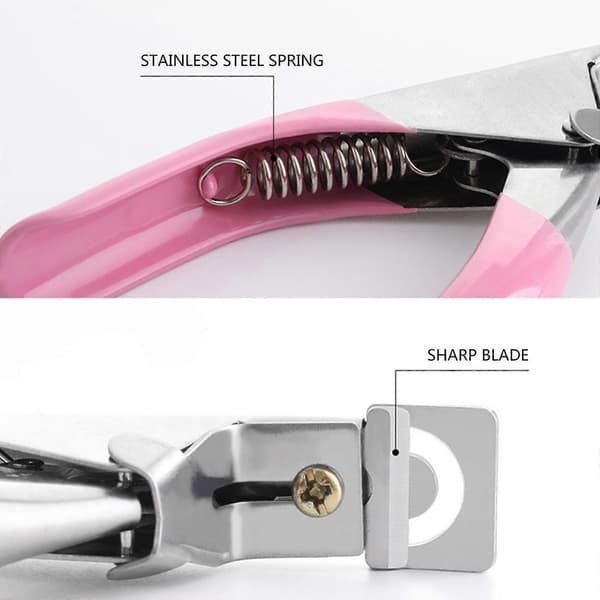 Acrylic Nail Clipper Artificial False Nails Cutter Adjustable Nail Tip Trimmer