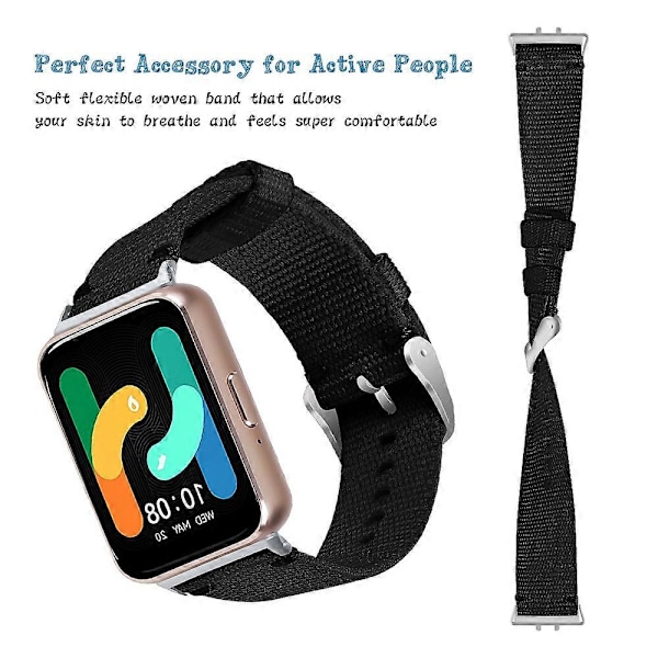 Type B Udskiftningsrem i nylonlærred til Samsung Galaxy Fit3 SM-R390 Style A