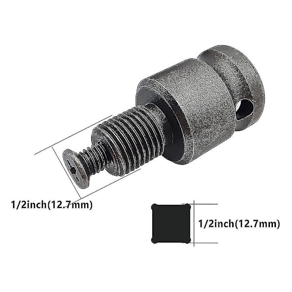 1,5-13mm Nyckellös Borrchuck 1/2tum-20unf Med Sds-plus 1/4tum Hex 1/2tum Hylsa Fyrkantsnyckel A