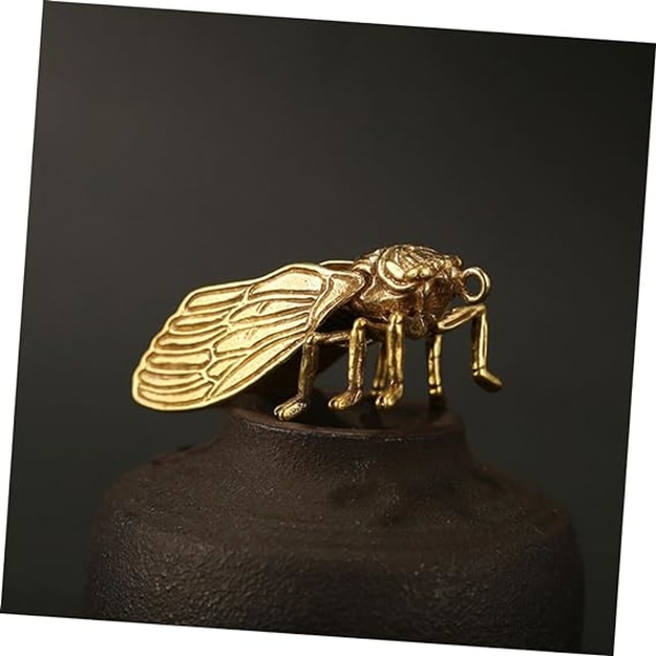 2st Little Bronze Ware Vintage Smycken Djurpärlor Nyckelring Armband Halsband Berlock Berlocker Pärlor Mässing Smyckenstillverkning