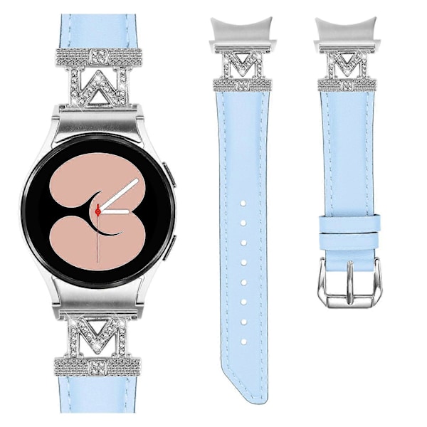 Typ F Armband för Samsung Galaxy Watch FE 40mm/Watch 5/Watch4 44mm 40mm Rhinestone M-Form Style A