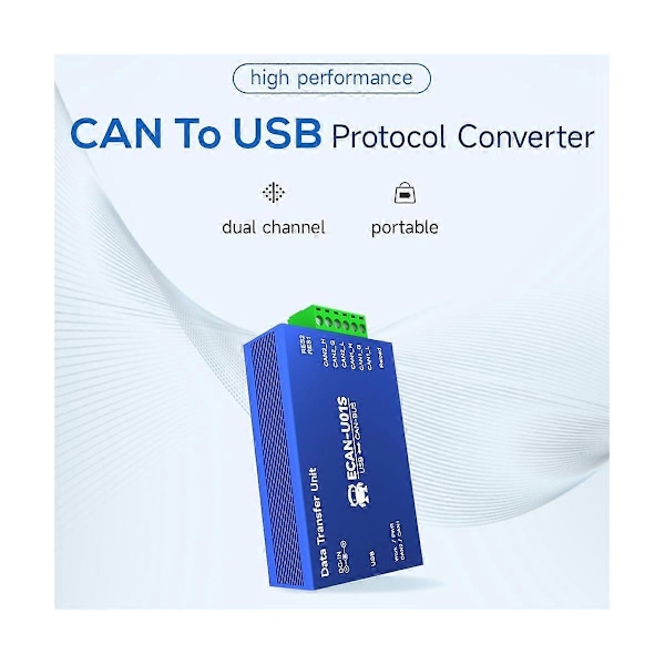 CAN til USB-konverter CAN2.0 Debugger Bussanalysator CAN-BUS Toveis 2-veis Transceiver Bærbar