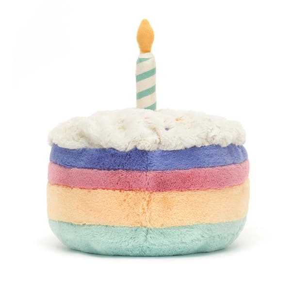 Jellycat Cake Plush Toy, Stuffed Animal, Fun Decor and Gift