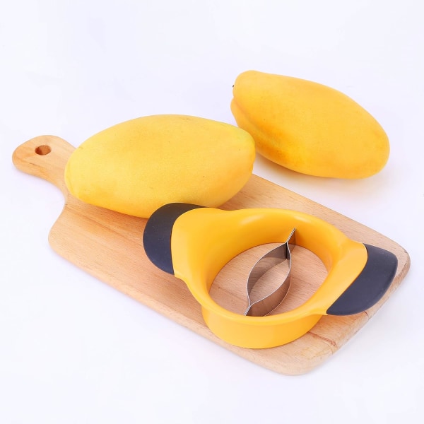 Mango Slicer - Opgraderet Mango Skræller, super skarp mango cutter og skræller, ekstra stor mango splitter og skræller