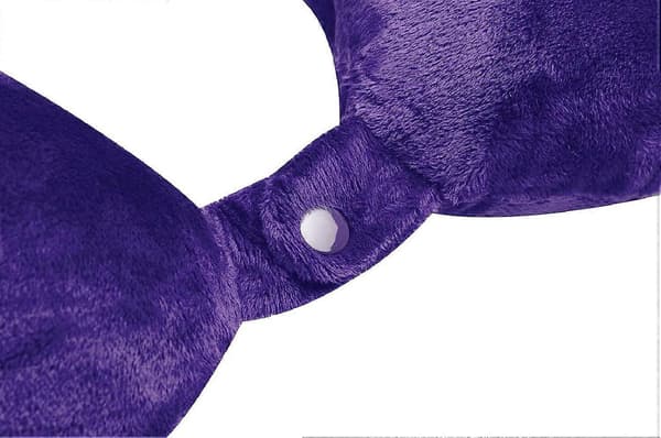 Fjäderlätt mikrofiber nackkudde, nackkudde flygplan resor bärbar kudde lunchrast sova