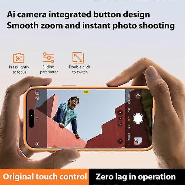 17 Pro Series Flytende Silikon Mobilskall (For iPhone 16 Pro Max)