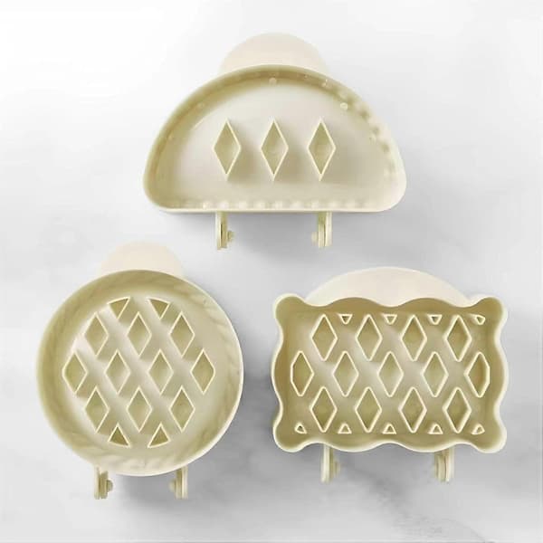 Minipajformset 3-pack, degpress med hösttema för enkel försegling och snabb degskärning