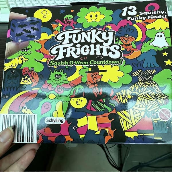 Halloween Countdown Squishy Legetøj - Frights Squish-O-Ween Kollektion