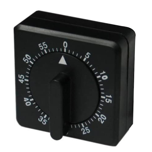 Kjøkkenur med 60 minutters tidtaking og 80dB alarmlyd, magnetisk nedtellingsur for baking, matlaging, damping, manuell timer