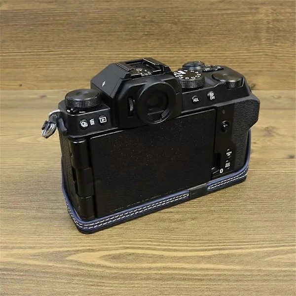 Tyyppi D Fujifilm X-S20 -kameralle PU-nahkainen pohjakotelo Akun avausaukko Puolikas runkosuoja Style D