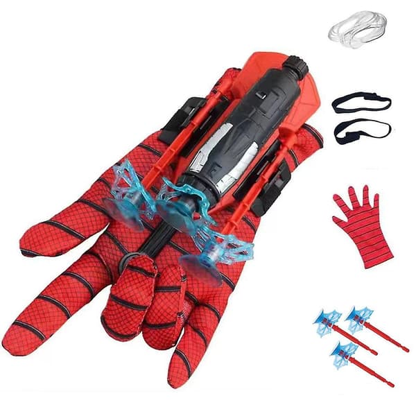 Spiderman Spider Web Launcher, Superhelt, Spyttende Silkehanske, Barneleker