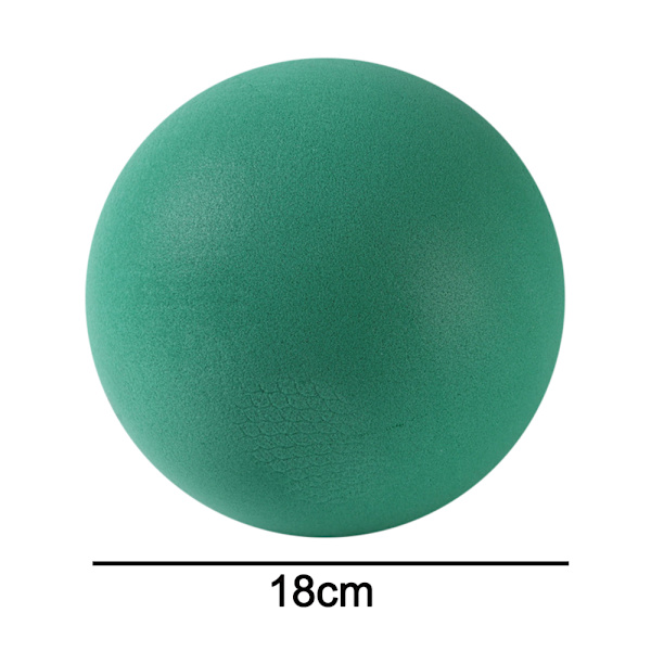 Tyst och tyst boll för barn, ingen pump sport skum dodgeball, kickball, handboll, lämplig för barn pojkar flickor småbarn - grön