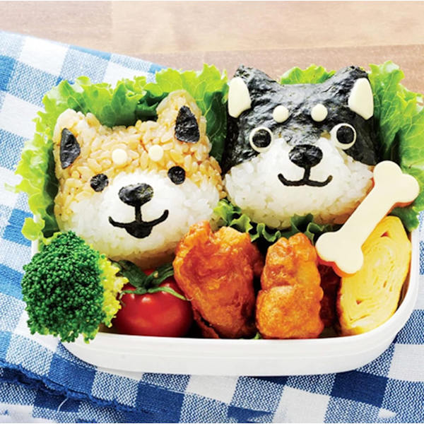 Risboldeform Kattekilling Sushiform Dyr Onigiriform DIY Køkkenredskaber Risbolde Trykform med Nori Cutter til Hjemmefest