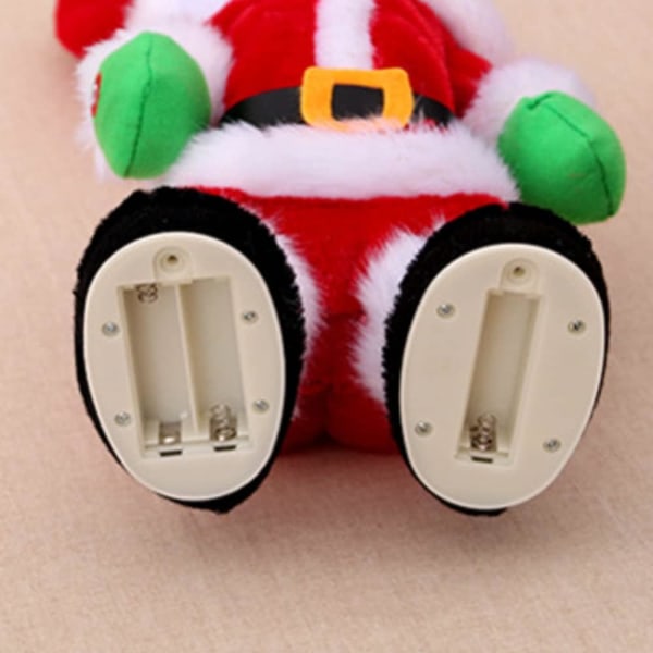 Christmas Electric Singing Santa Claus Dolls Moving Santa Musical Plyschleksaker Twerking Santa Christmas Bordsskiva