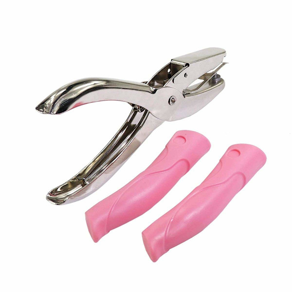1/8\" Sirkel Håndholdt Hullpapir Puncher Med Mykt Håndtak For Etiketter