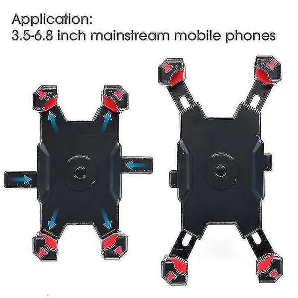 Universal Phone Mount for Bicycle and Motorcycle, 360° Rotation