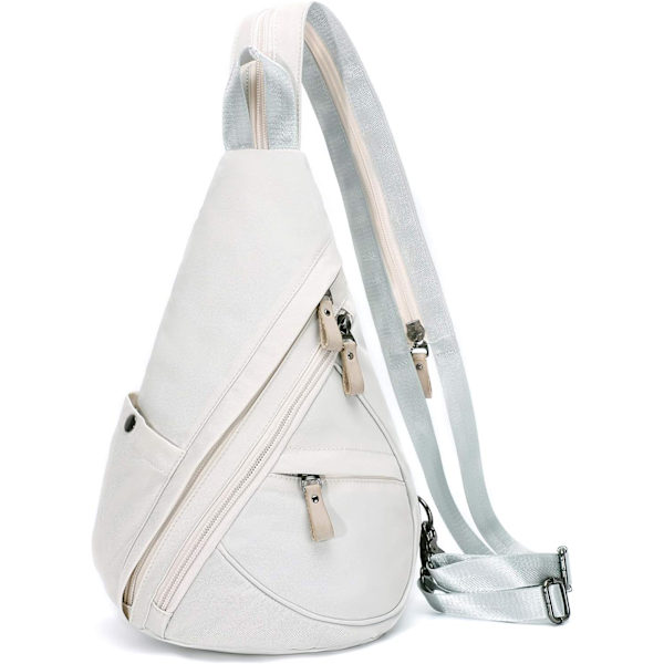 Nylon Sling Bag - Liten Crossbody Ryggsäck Axelväska Casual Dagryggsäck Multifunktionell Ryggsäck för Män Kvinnor