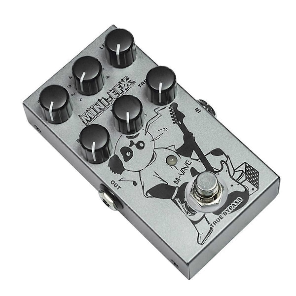 MINI- Elgitar Overload Distortion Multifunksjonell Effektor