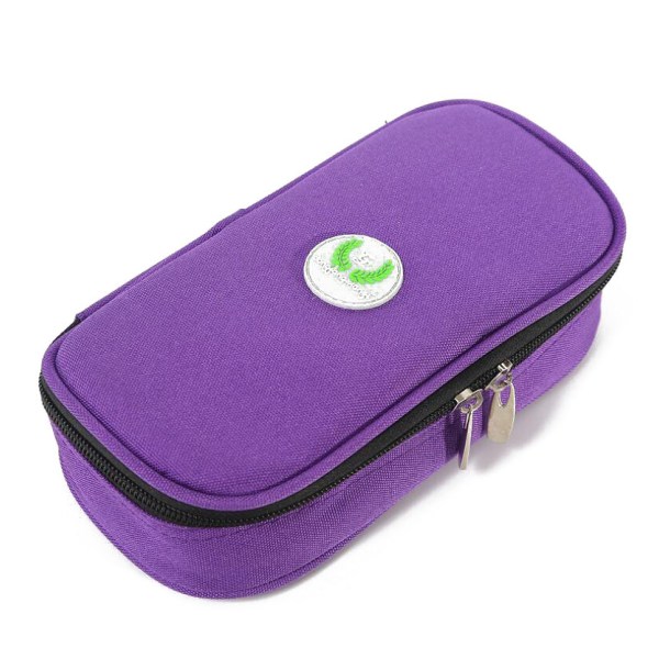 Insulin Cooler Travel Bag - Medication Diabetic Insulated Portable Cooler Diabetes Cooler Bag (Purple)