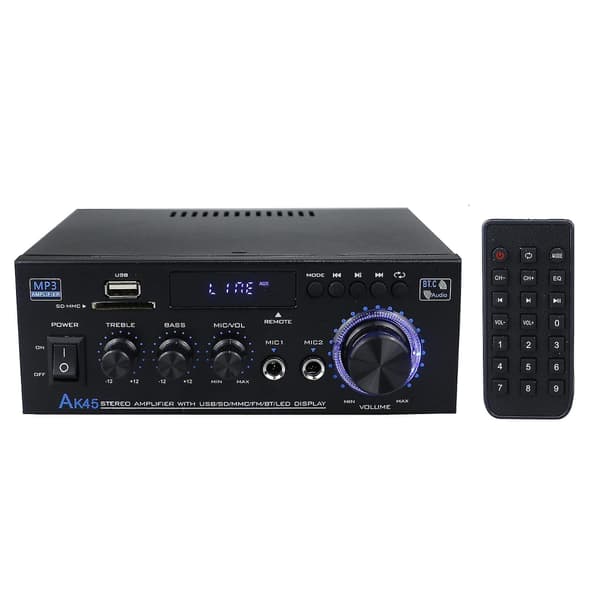 Bluetooth Hifi-förstärkare Digital förstärkare Stereo Audioförstärkare USB-spelare Storbritannien Ft