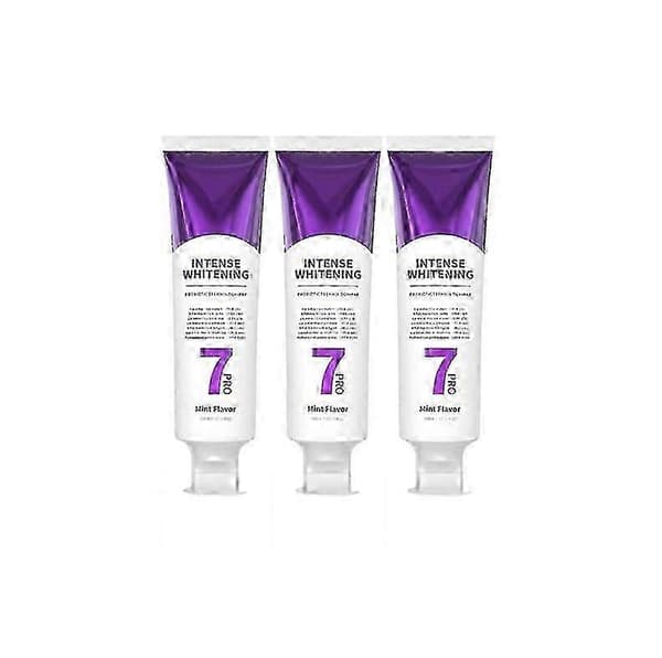 1-3X 7-Pro Intensive Toothpaste, 7PRO Intense Whitening Toothpaste with 7 2025 1PC